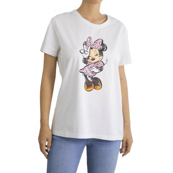 t shirt stampa minnie rosa
